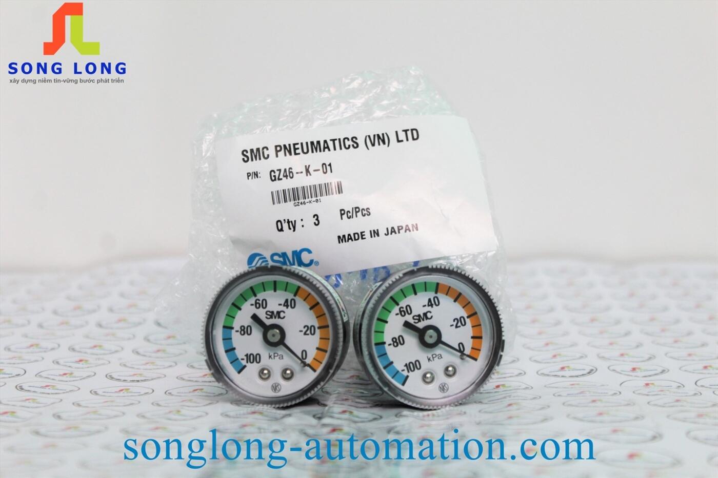 ĐỒNG HỒ ĐO ÁP SUẤT SMC GZ46-K-01