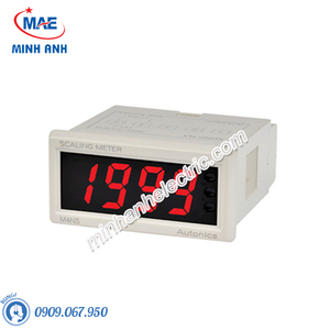 Đồng hồ đo cài đặt tỷ lệ số năng lượng xoay vòng DIN W48xH24mm - Model M4NS