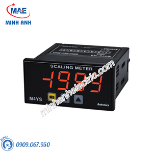 Đồng hồ đo cài đặt tỷ lệ số năng lượng xoay vòng DIN W72xH36mm - Model M4YS