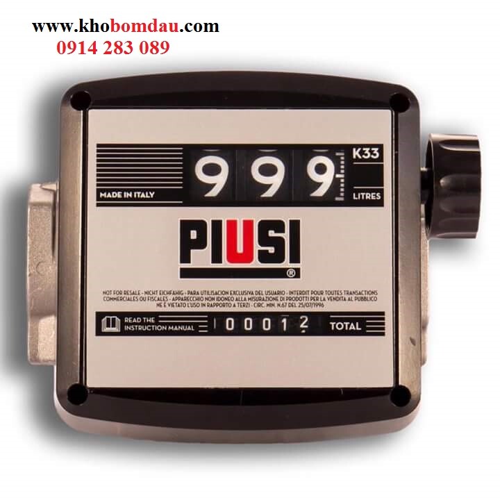 Đồng hồ đo dầu Diesel Piusi K33