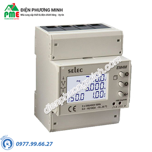 Đồng hồ đo điện đa chức năng Selec - Model EM4M-3P-C-100A (90x70)