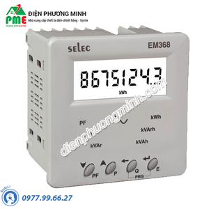 Đồng hồ đo điện đa năng Selec - Model EM368-C (96x96)
