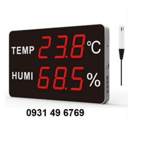 ĐỒNG HỒ ĐO NHIỆT ĐỘ ĐỘ ẨM HUATO HE250A-EX TẦM NHÌN 60-70M