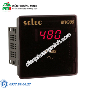 Đồng hồ đo điện áp Selec - Model MV305 (96x96)