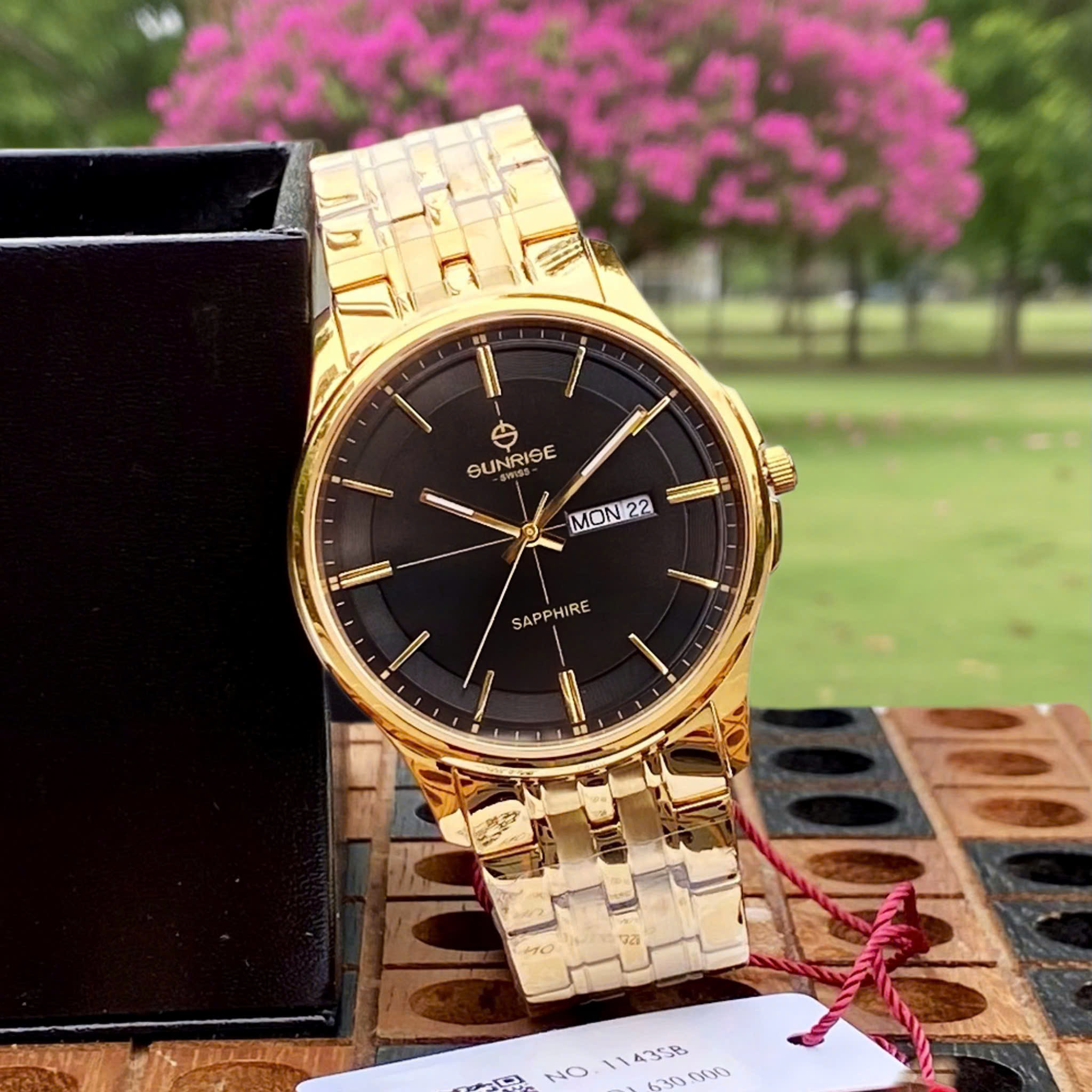 Đồng Hồ Nam 2 Lịch Sunrise 1143SB - Lịch Lãm Nơi Công Sở