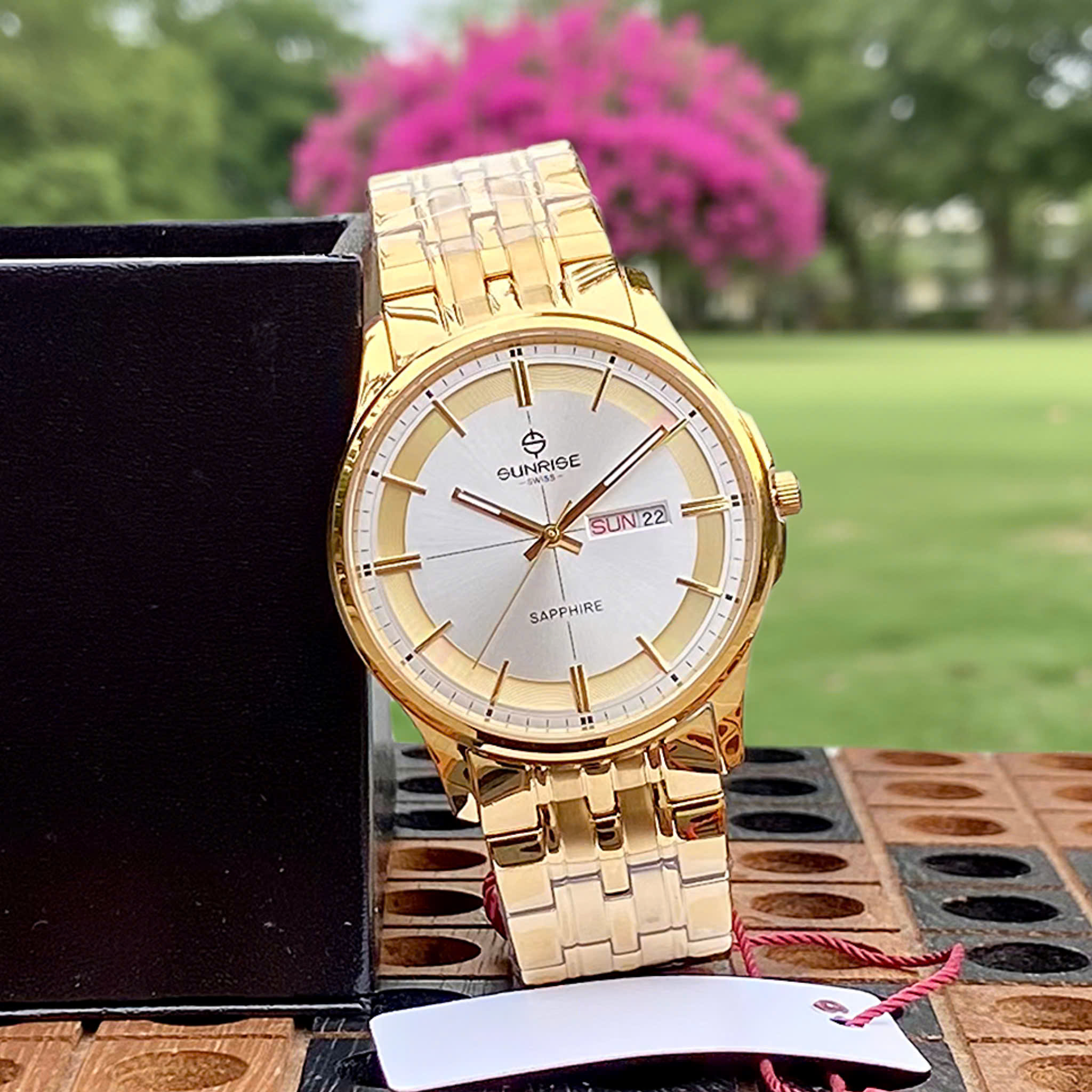 Đồng Hồ Nam 2 Lịch Sunrise 1143SB - Lịch Lãm Nơi Công Sở