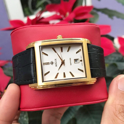 AOLIX AL9120G | ĐỒNG HỒ NAM MẶT VUÔNG