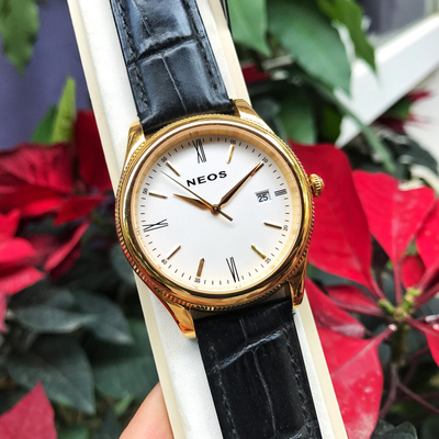 NEOS N-40702M | ĐỒNG HỒ NAM DÂY DA | LKV