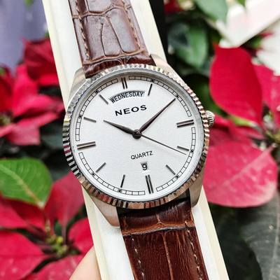 NEOS N-40703M | ĐỒNG HỒ NAM DÂY DA
