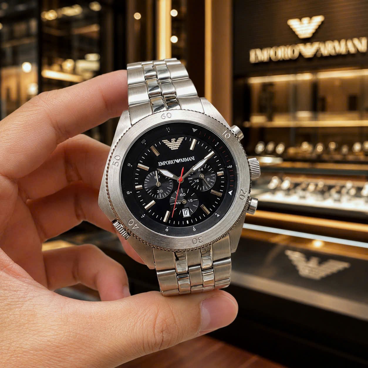 Đồng Hồ Nam Emporio Armani AR0546 – Khiến Người Khác Phải Xem Bạn !