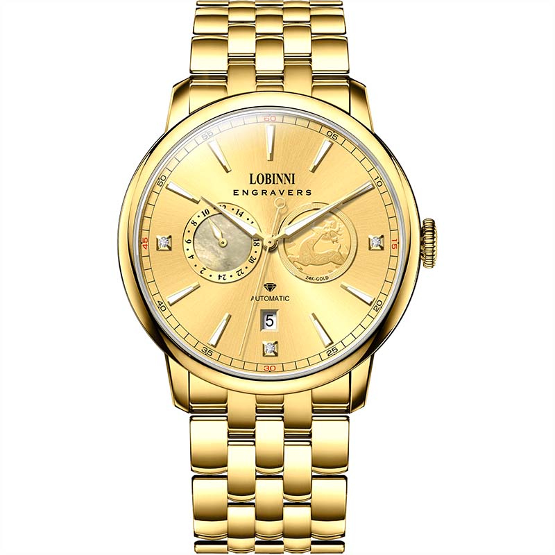 Đồng Hồ Nam LOBINNI LB19015G.GGJ