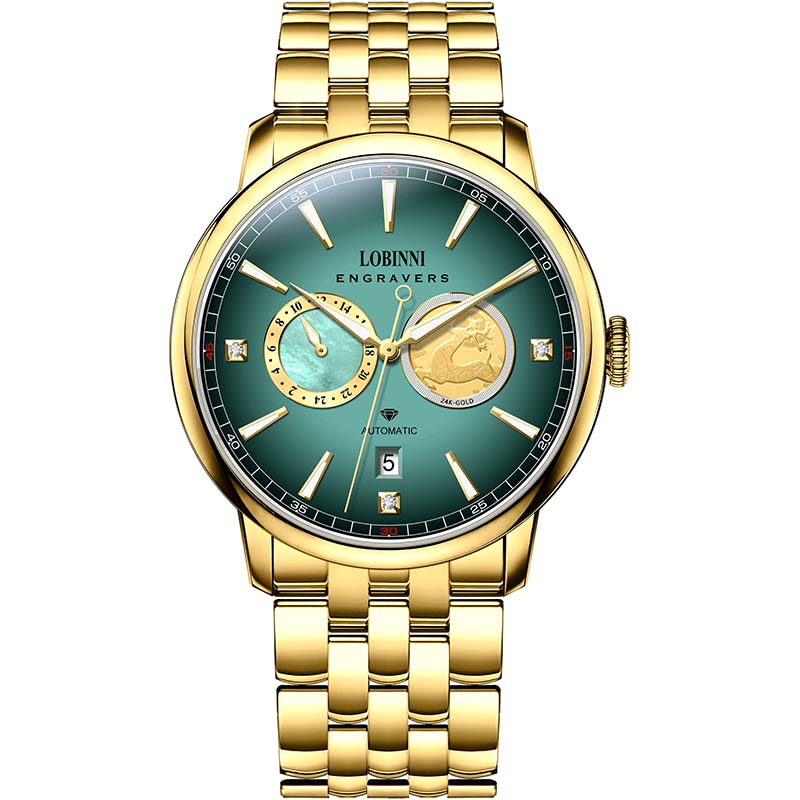 Đồng Hồ Nam LOBINNI LB19015G.GGU