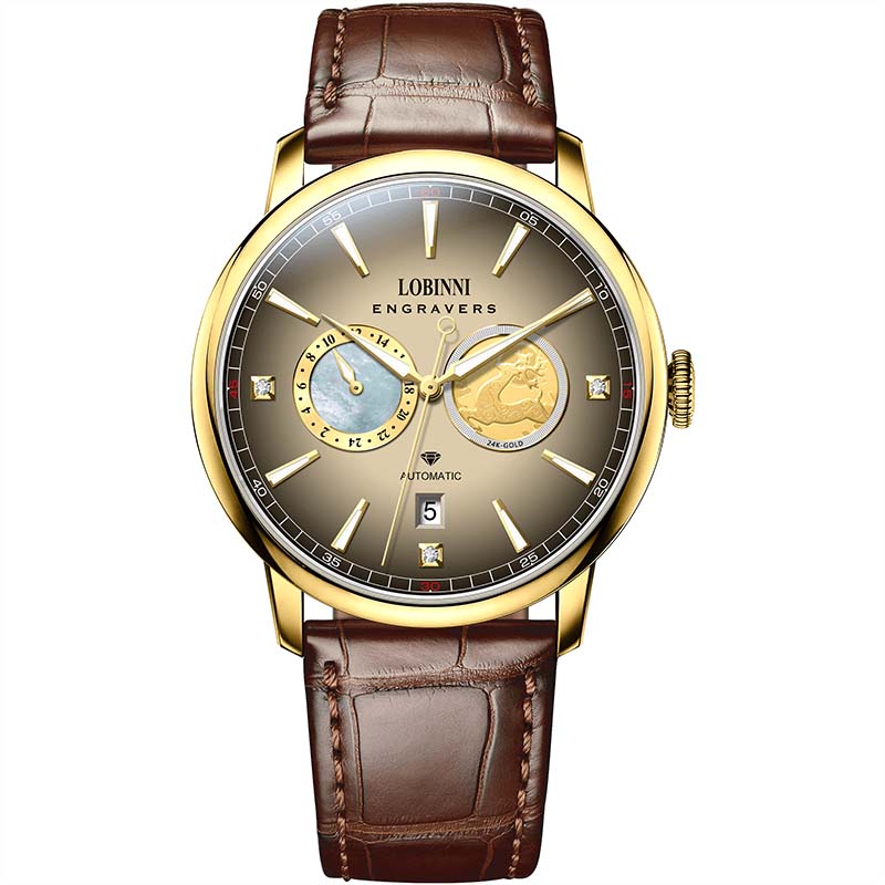 Đồng Hồ Nam LOBINNI LB19015G.GYY
