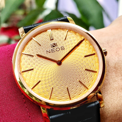 ĐỒNG HỒ NEOS DÂY DA N-40577M CHÍNH HÃNG