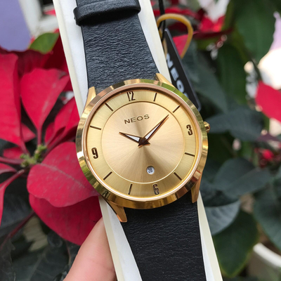 NEOS N-40682M | ĐỒNG HỒ NAM DÂY DA