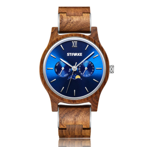 Đồng Hồ gỗ phong thủy Nam STARKE SK107AM-Gỗ Kosso