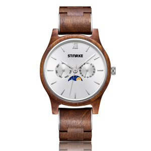 Đồng Hồ gỗ phong thủy Nam STARKE SK107AM-Gỗ Paorosa-1