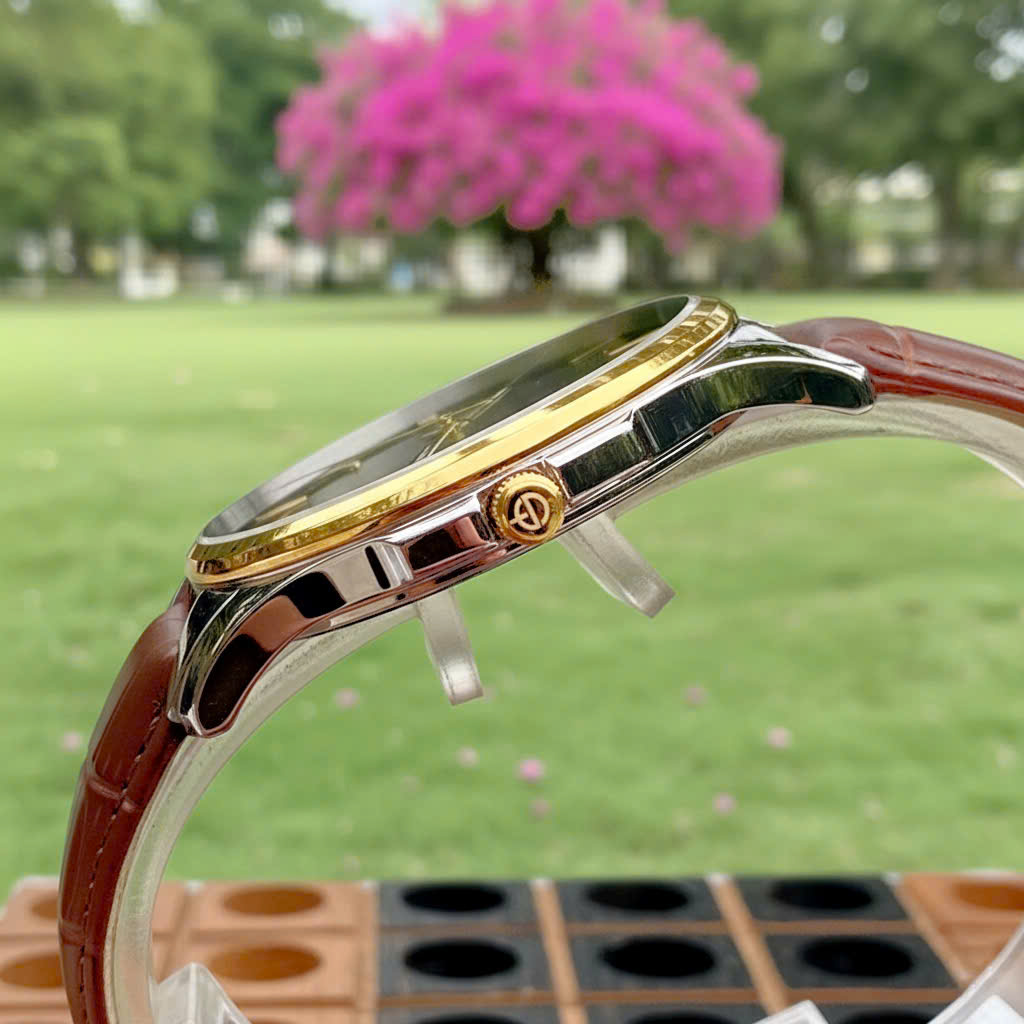 Đồng Hồ Nam Sunrise Dây Da 1143PB - Lịch Lãm Nơi Công Sở