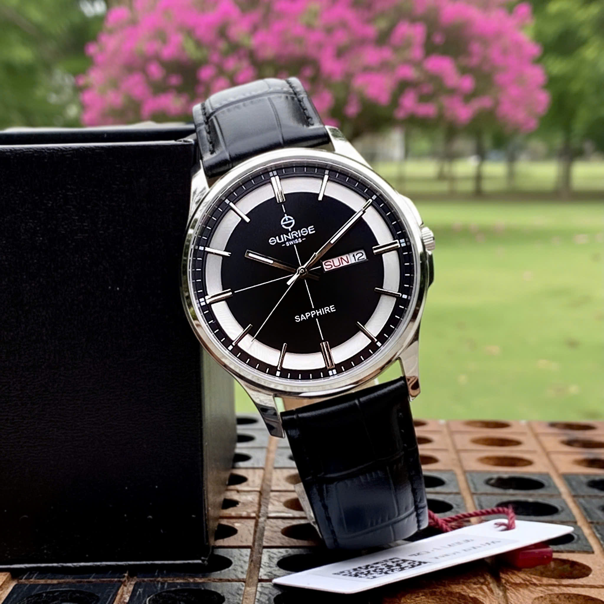 Đồng Hồ Nam Sunrise Dây Da 1143PB - Lịch Lãm Nơi Công Sở