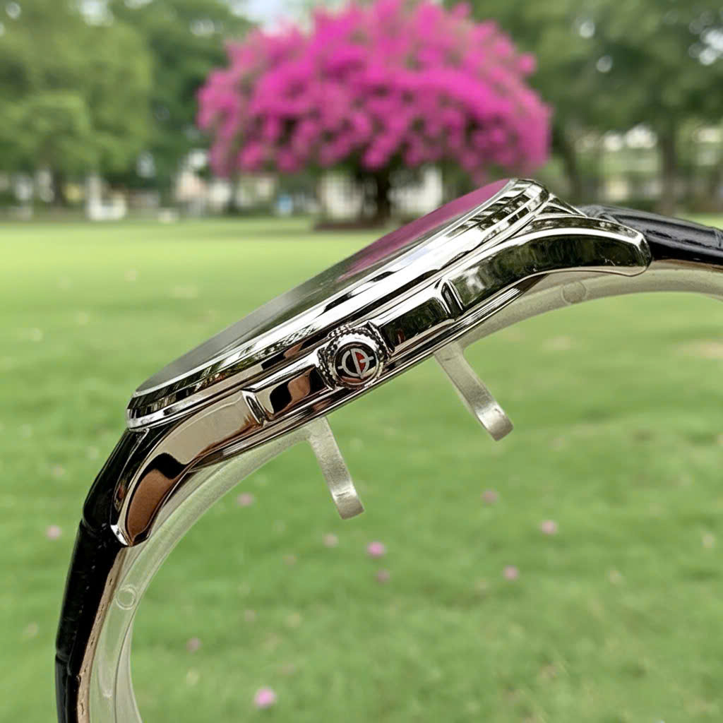 Đồng Hồ Nam Sunrise Dây Da 1143PB - Lịch Lãm Nơi Công Sở