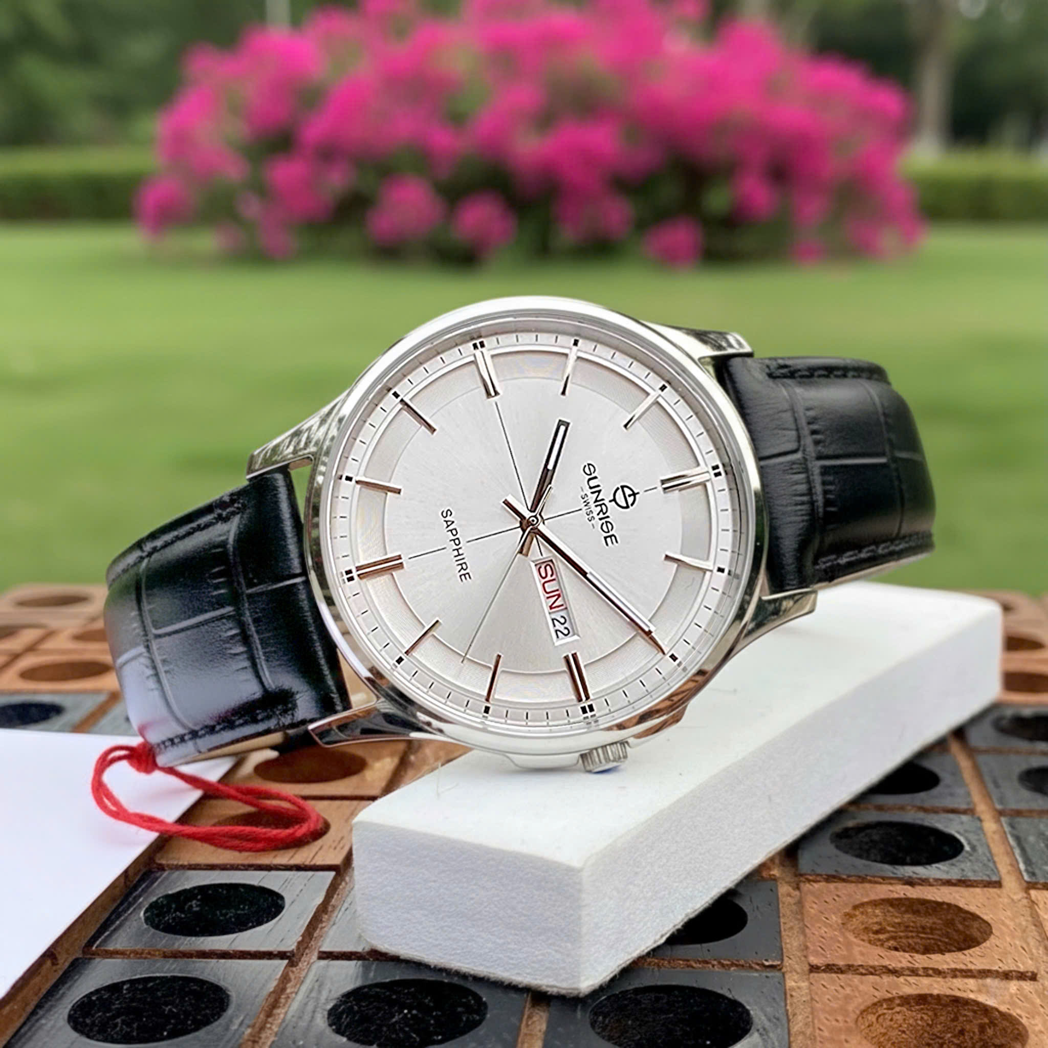 Đồng Hồ Nam Sunrise Dây Da 1143PB - Lịch Lãm Nơi Công Sở