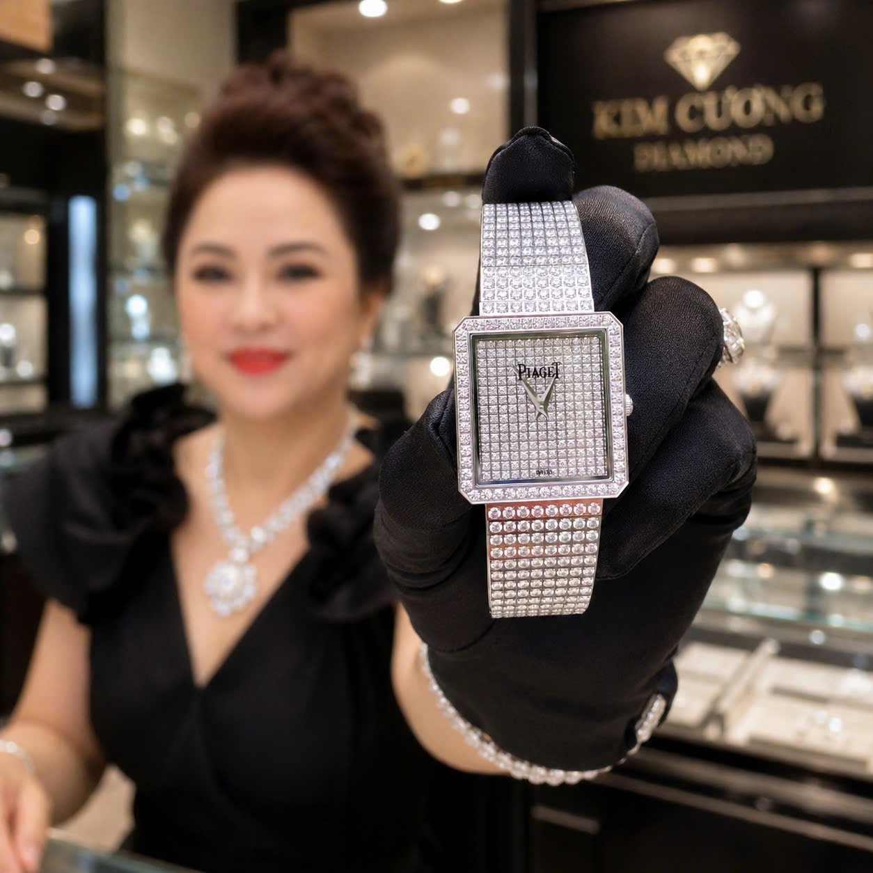 ĐỒNG HỒ PIAGET FULL DIAMOND - BIỂU TƯỢNG CỦA SỰ TINH HOA