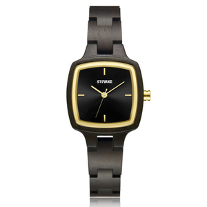 Đồng Hồ Nữ gỗ phong thủy STARKE SK106AL Gỗ Mun