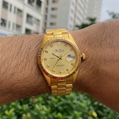 Đồng Hồ Olym Pianus OP89022GK-V: Tiểu Rolex Full Gold - Khẳng Định Bản Lĩnh Quý Ông