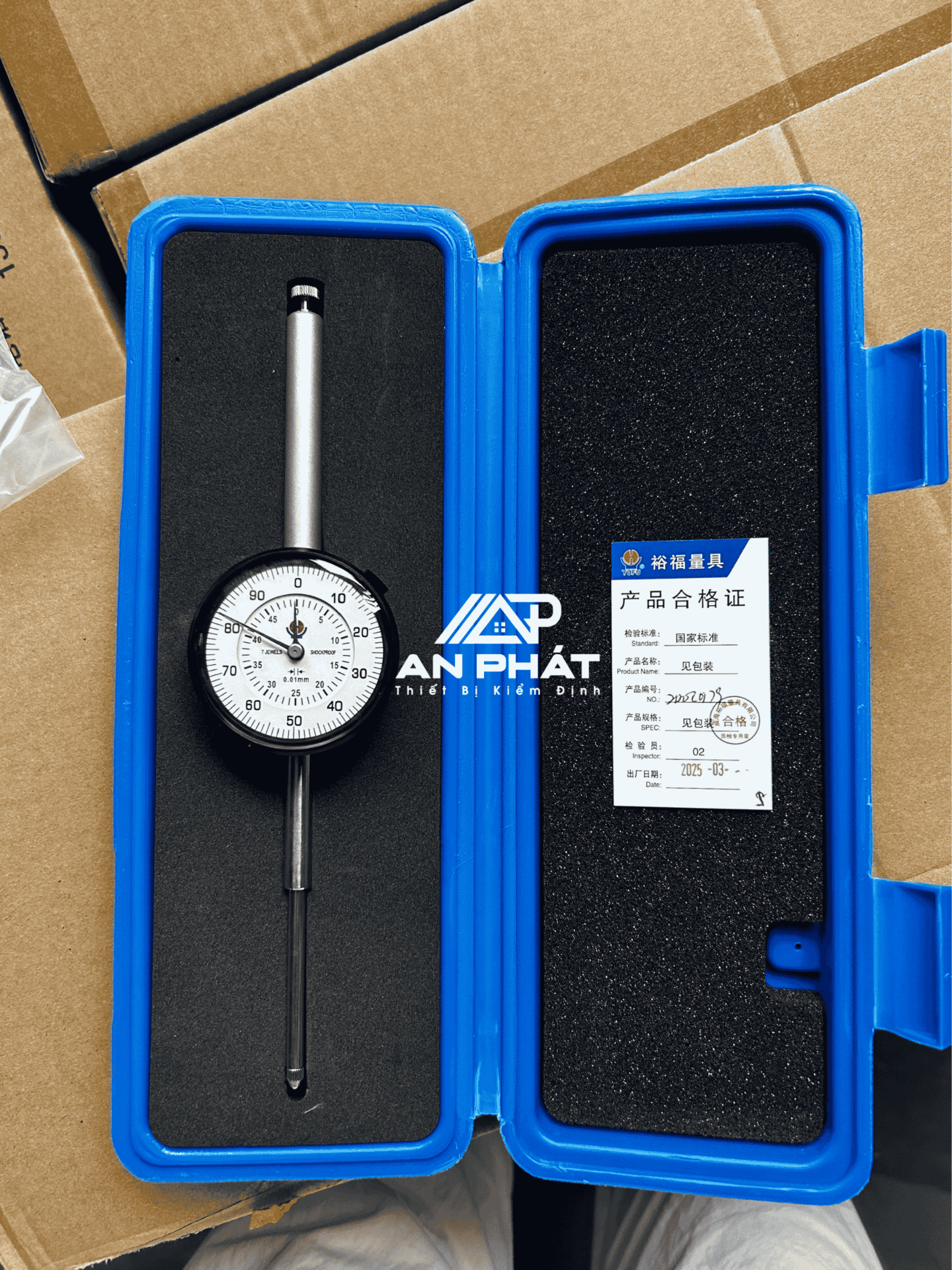 Đồng hồ so 50mm x 0,01mm