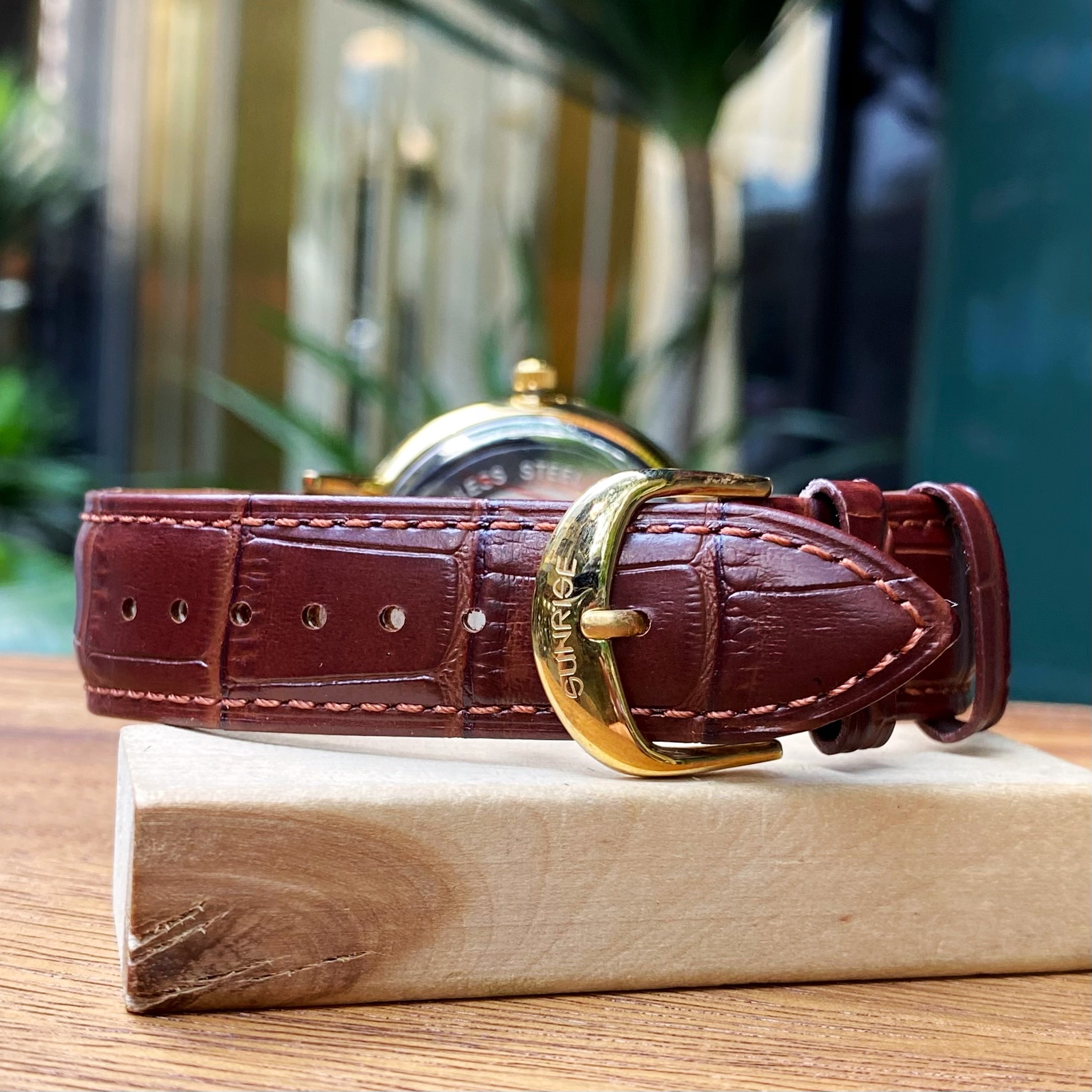 SUNRISE 1118PA | ĐỒNG HỒ NAM DÂY DA