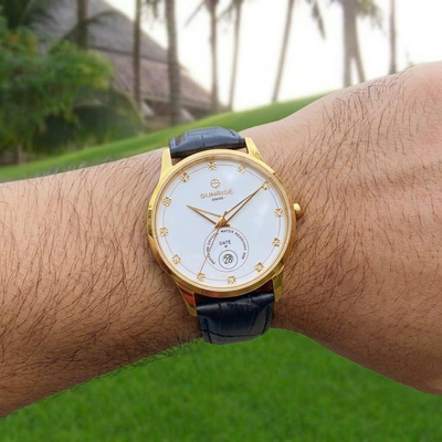 ĐỒNG HỒ NAM SUNRISE DÂY DA 1138PA