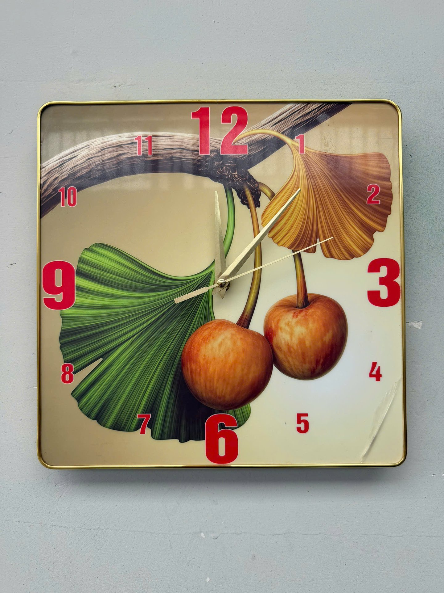 ​​​​​​​Đồng Hồ Tranh Treo Tường Lá Ngân Hạnh – Quả Sung