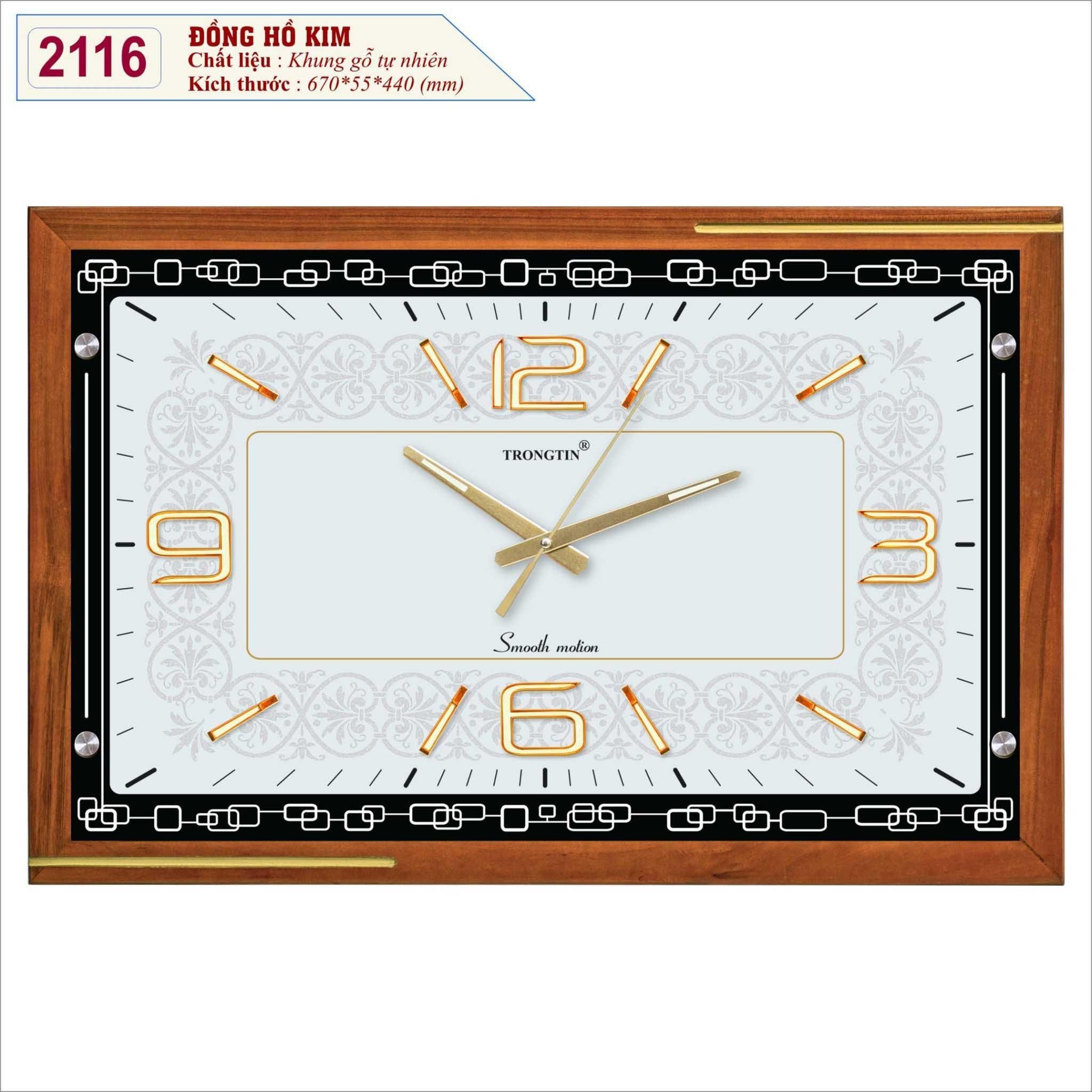 Đồng Hồ Treo Tường TRONGTIN TT2116 MT