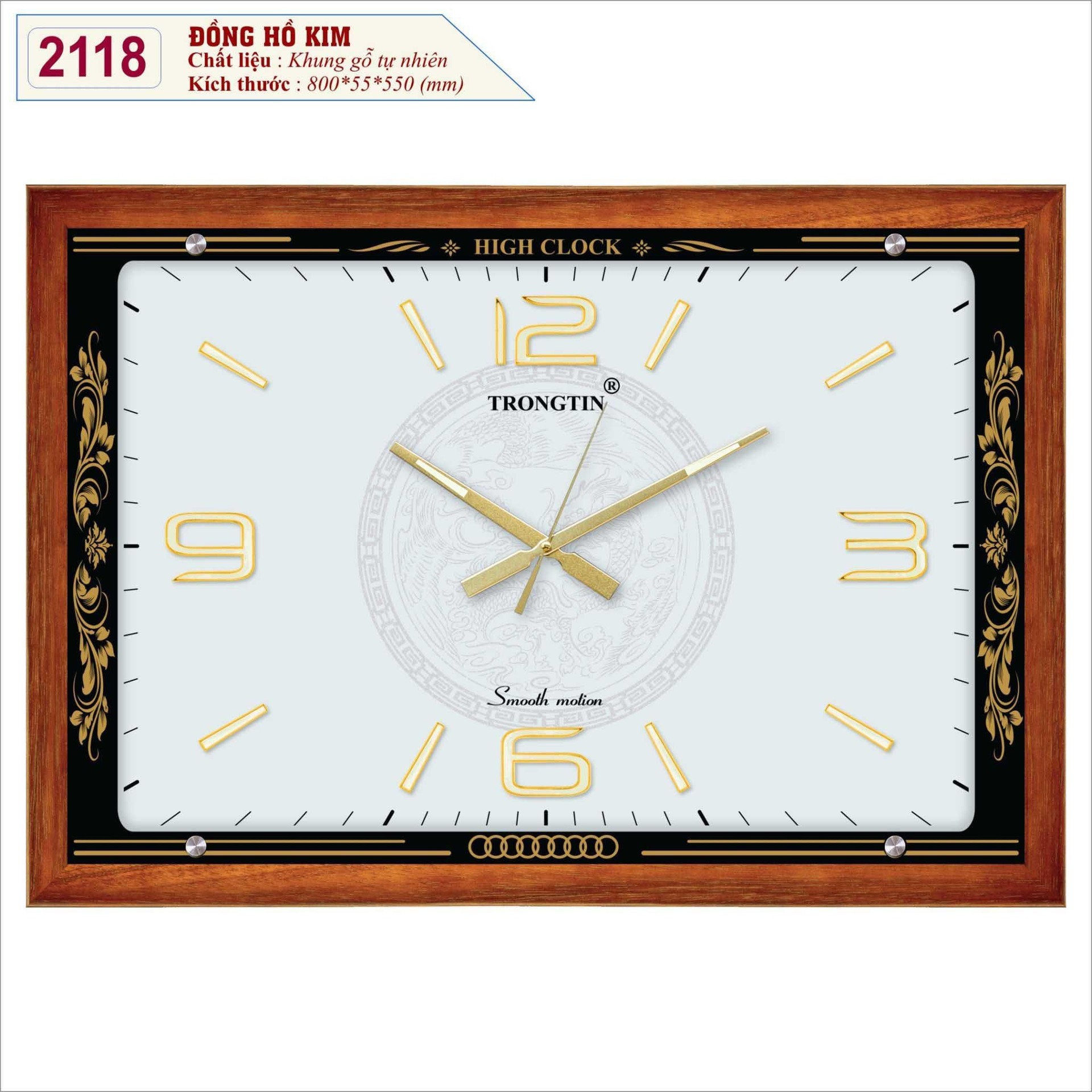 Đồng Hồ Treo Tường TRONGTIN TT2118 MT