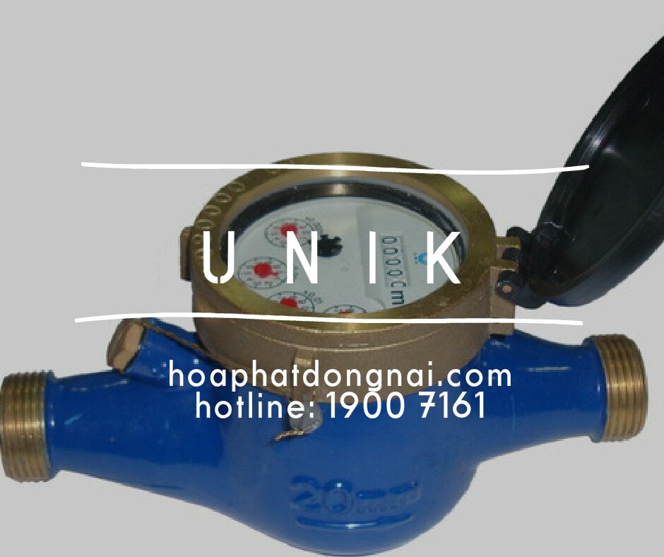 Đồng hồ nước sạch DN50 Phi 60 Komax kết hợp ren và Mặt bích
