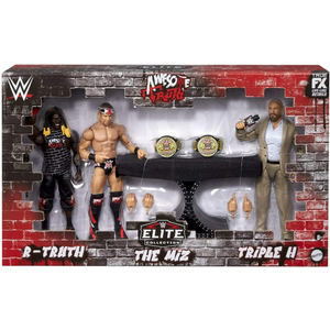 [ĐỢT 2 - ĐẶT HÀNG TRƯỚC] WWE AWESOME TRUTH (THE MIZ & R-TRUTH) WITH TRIPLE H - ELITE 3-PACK (EXCLUSIVE)