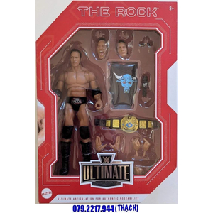 WWE THE ROCK - ULTIMATE EDITION GREATEST HITS SERIES 4 RED BOX (CHASE VARIANT)