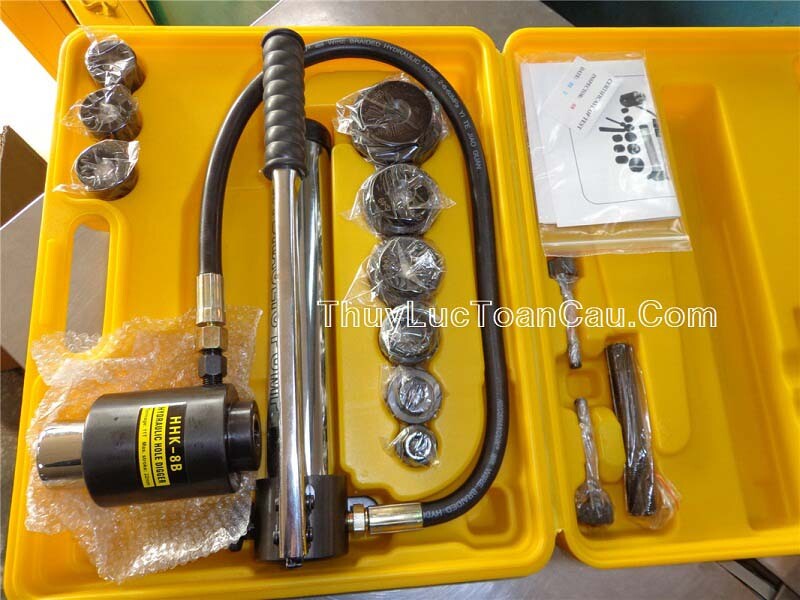 Bộ dụng cụ đột lỗ tôn thủy lực HHK-8B