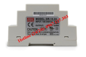 MEAN WELL DINRAIL DR-15-5, DR-15-12, DR-15-15, DR-15-24