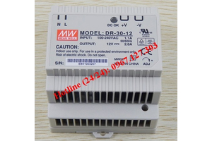 MEAN WELL DINRAIL DR-30-5, DR-30-12, DR-30-15, DR-30-24