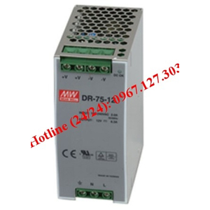 MEAN WELL DINRAIL DR-75-12, DR-75-24, DR-75-48