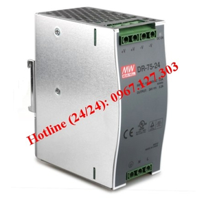 MEAN WELL DINRAIL DR-75-12, DR-75-24, DR-75-48