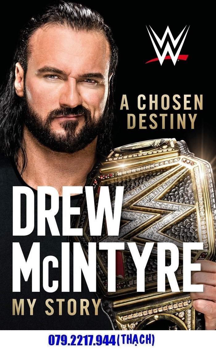 SÁCH BÌA CỨNG WWE DREW McINTYRE - MY STORY A CHOSEN DESTINY