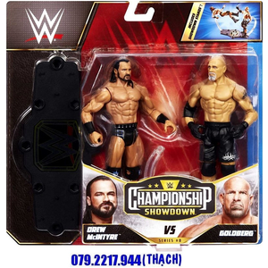 WWE DREW McINTYRE & GOLDBERG - BATTLE PACK CHAMPIONSHIP SHOWDOWN SERIES 8