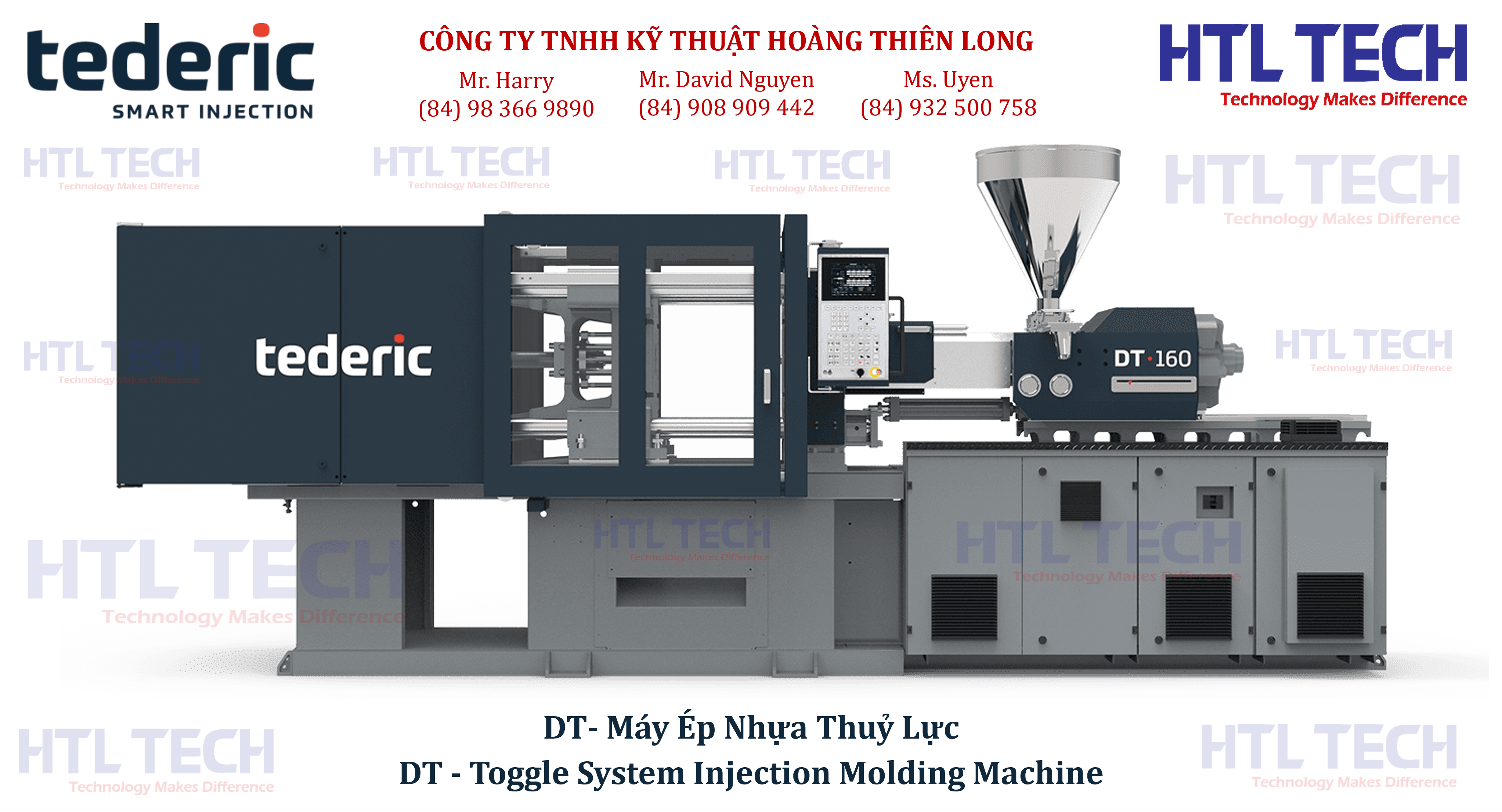 DT – MÁY ÉP NHỰA TEDERIC