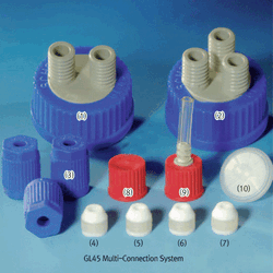 DU.1129750 nắp vặn GL45 nhiều cổng Duran