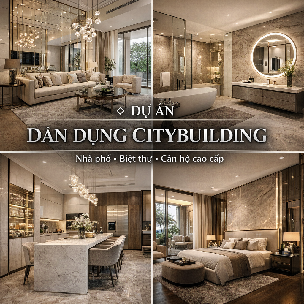 👉 Dự án dân dụng tại Citybuilding tập trung vào giải pháp gương & kính cho nhà phố, biệt thự và căn hộ cao cấp, với định hướng an toàn, bền vững và trải nghiệm sử dụng dài hạn. Không bán hàng – không báo giá – chỉ phản ánh năng lực triển khai thực tế.