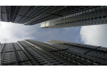 Dự án phục hồi kính trầy xước tại tòa Landmark 1 khu Vinhome Center Tân Cảng