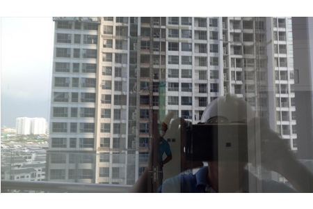 Dự án phục hồi kính trầy xước tại tòa Landmark 5 khu Vinhome Center Tân Cảng