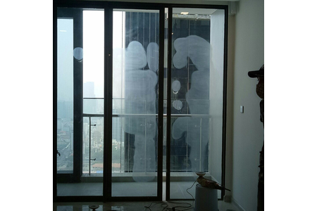 Dự án phục hồi kính trầy xước tại tòa LUX6 khu Vinhome BA SON